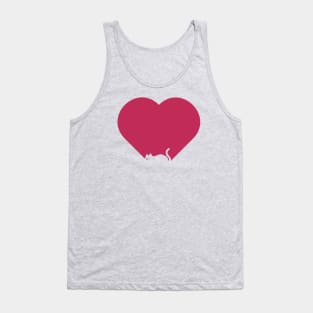 Heart or Cat? <3 Tank Top